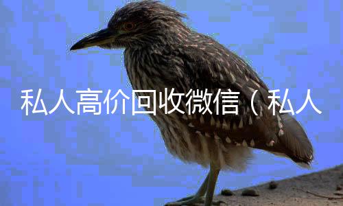 私人高价回收微信(私人高价回收微信号是什么)