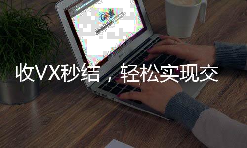 收VX秒结，轻松实现交易效率最大化—您的便捷支付新选择
