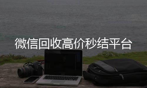 微信回收高价秒结平台