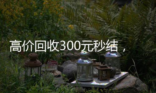 高价回收300元秒结，轻松变现，尽在回收专家！