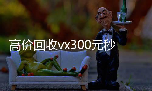 高价回收vx300元秒结(微信回收高价秒结平台)