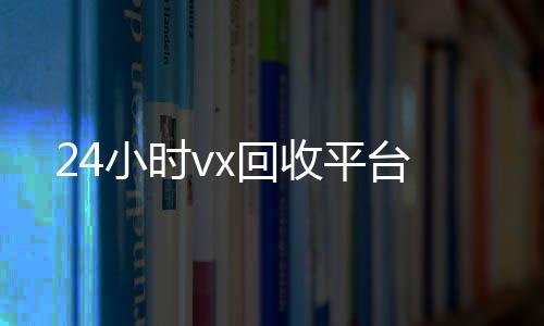 24小时vx回收平台